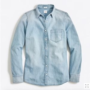 J. Crew Factory Chambray shirt in perfect fit